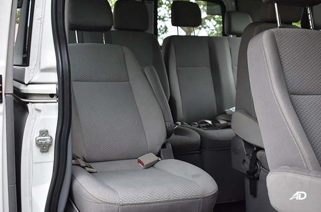 Maxus V80 Comfort Interior seating space