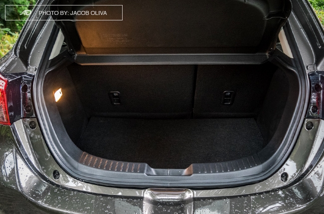 Mazda 2 Hatchback Trunk Cargo Space