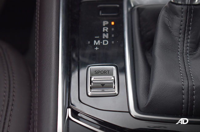 Mazda CX-5 2.5 AWD Turbo interior drive mode selector