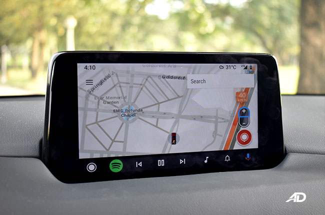 Mazda CX-5 2.5 AWD Turbo interior infotainment system