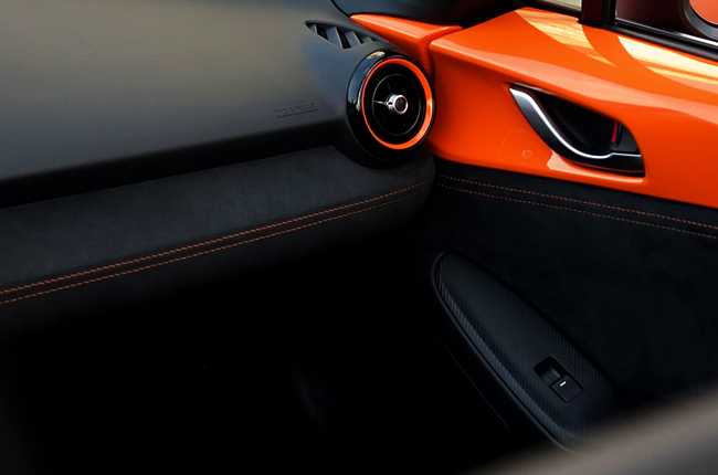 Mazda MX-5 Miata 30th Anniversary Edition door trim