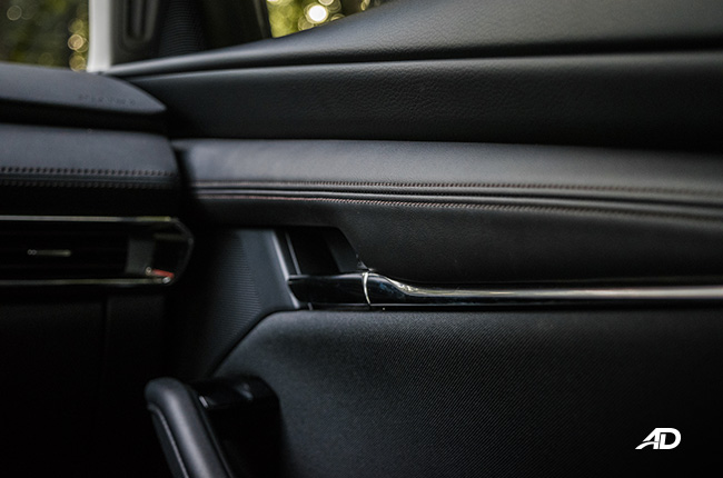 mazda3 1.5 sedan review road test door leather interior philippines
