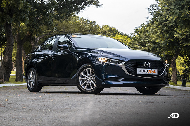 mazda3 1.5 sedan review road test front quarter exterior philippines
