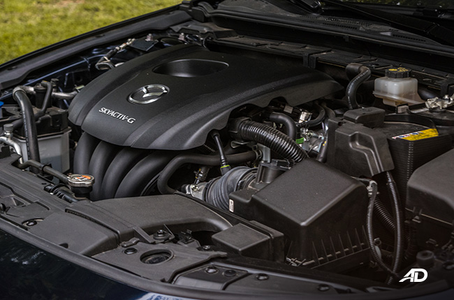 mazda3 1.5 sedan review road test gasoline engine powertain exterior