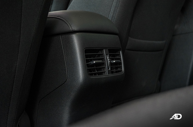 mazda3 1.5 sedan review road test rear aircon vent interior philippines