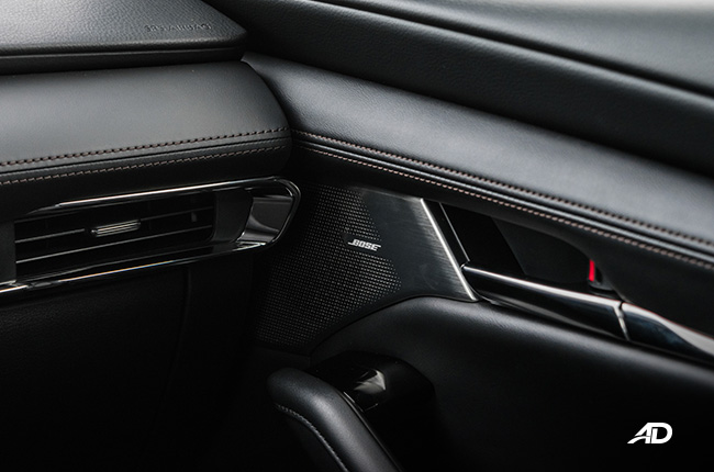 mazda3 sportback review road test door cards interior