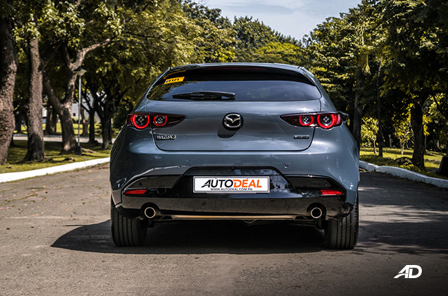 mazda3 sportback review road test rear exterior philippines