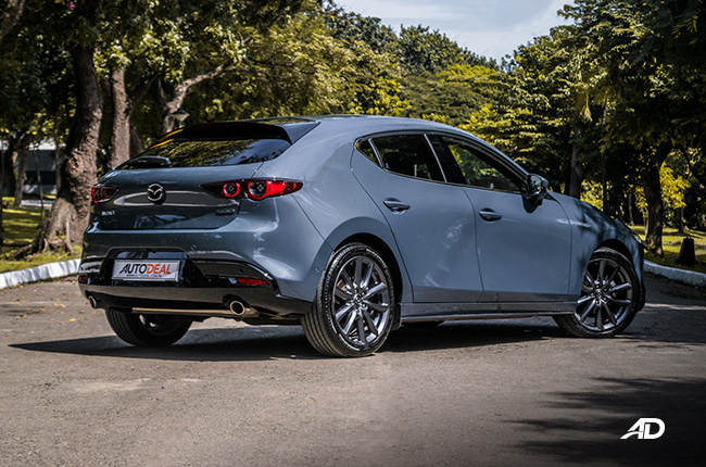 mazda3 sportback review road test rear quarter exterior