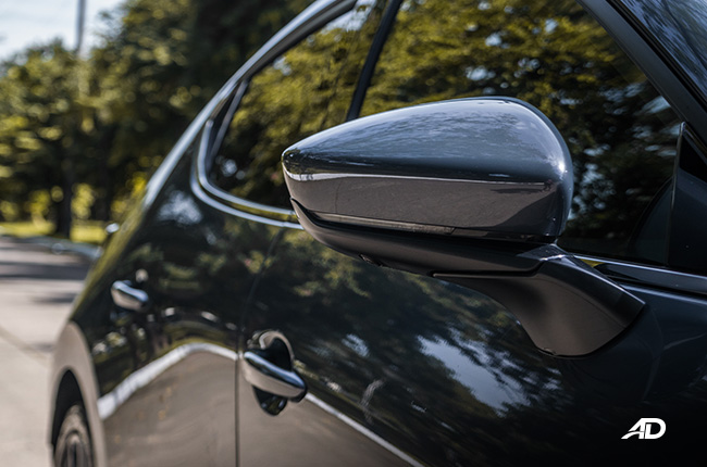 mazda3 sportback review road test side mirror exterior