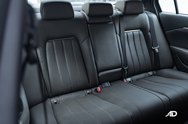 Mazda6 road test interior rear seats