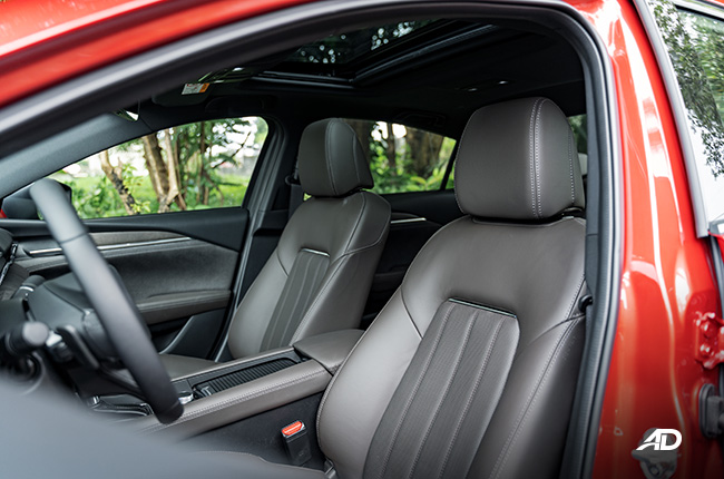 mazda6 sedan turbo seats interior road test