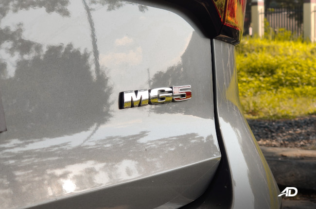 MG 5 1.5 L Style CVT Philippines MG 5 Badge