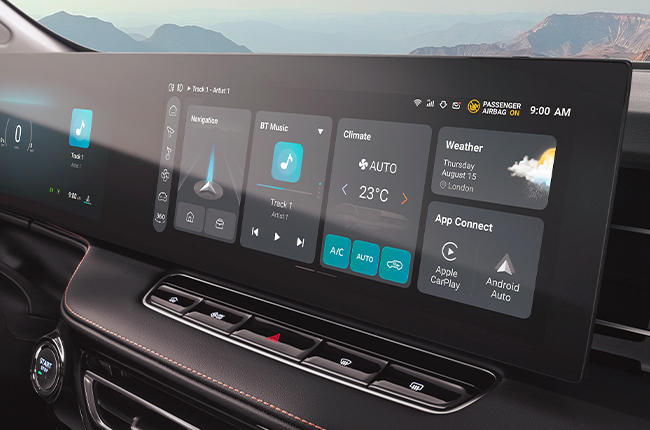 MG HS Hybrid+ Instrument Cluster