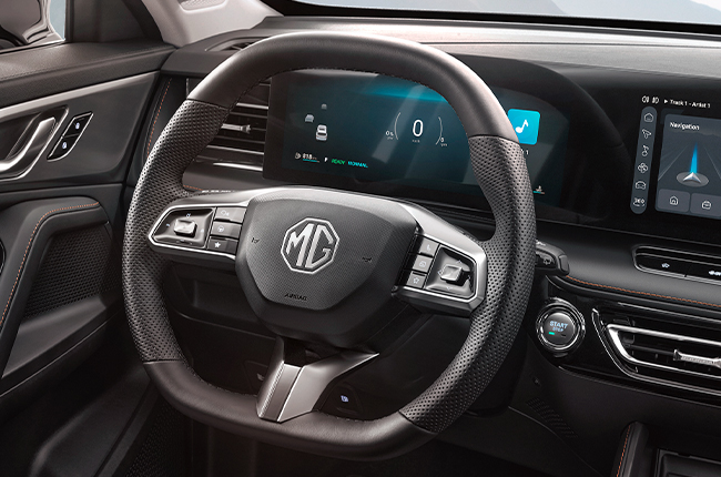MG HS Hybrid+ Steering Wheel