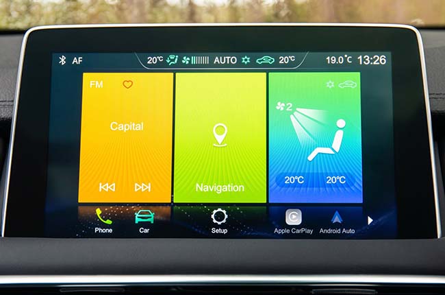 MG HS infotainment