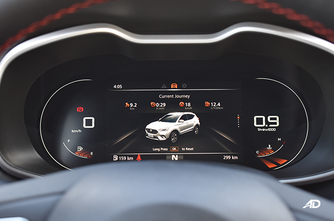 MG ZST interior gauge cluster