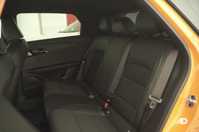 MG4 EV Rear Seats