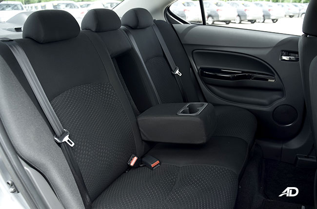 Mirage G4 first row interior