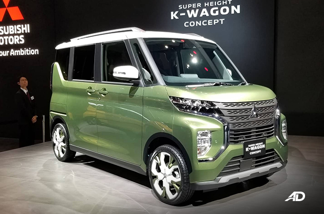 mitsubishi super height k-wagon concept front exterior tokyo motor show