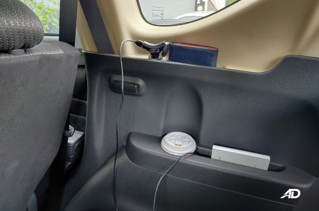 Mitsubishi Xpander interior storage space