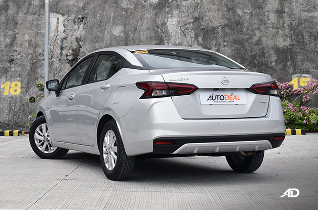 Nissan Almera exterior rear quarter