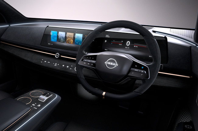 Nissan Ariya Concept Interior Steering Wheel