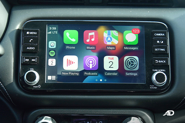 Nissan Kicks Infotainment display