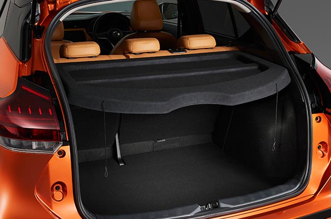 Nissan kicks luggage space
