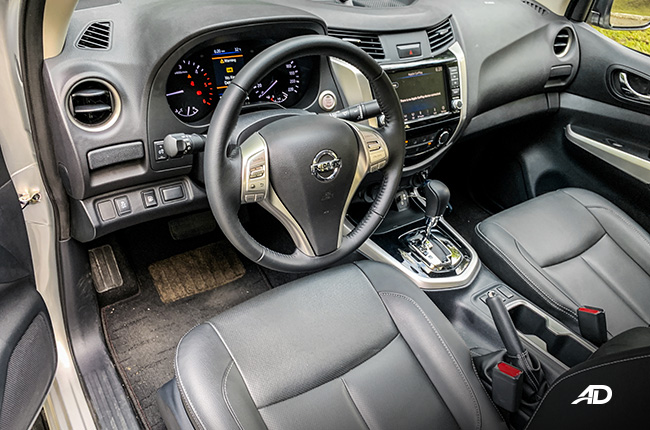 nissan navara road test cabin interior philippines