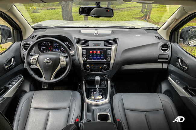 nissan navara road test interior dashboard philippines