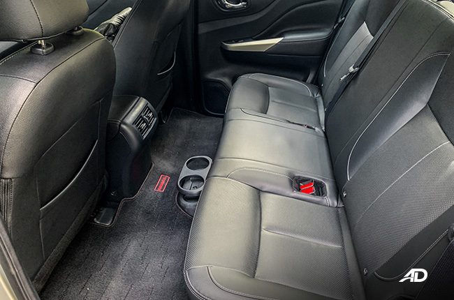 nissan navara road test rear cabin philippines