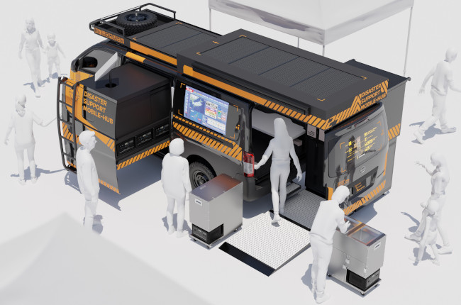 Nissan Tokyo Auto Salon 2024 Disaster Support Mobile Hub 