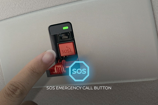 NissanConnect Services SOS Emergency Call Button