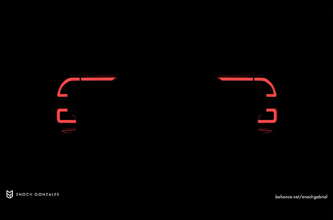 Pajero Tail Light render