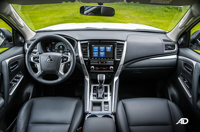 refreshed montero sport interior dashboard