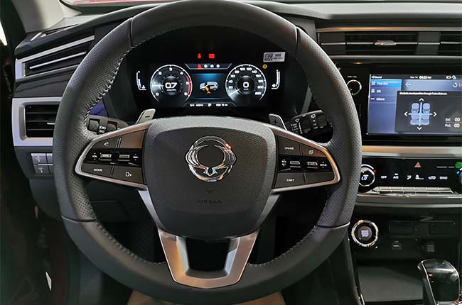 Ssangyong Korando steering wheel