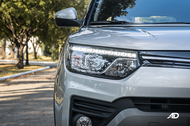 ssangyong tivoli diesel review road test led daytime running lights exterior