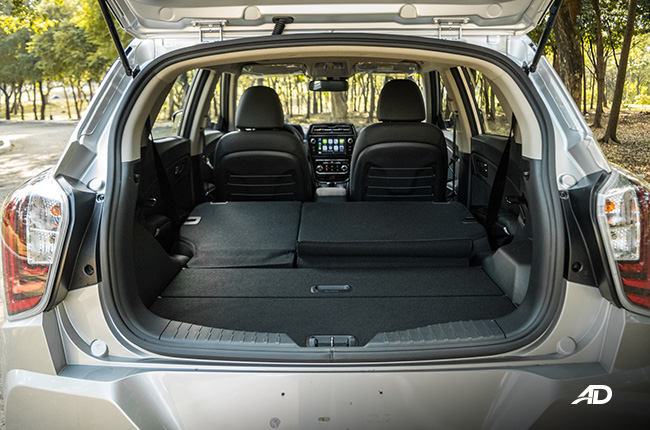 ssangyong tivoli diesel review road test trunk cargo interior seats folded philippines