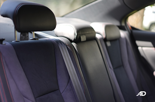 Subaru WRX Rear Seats