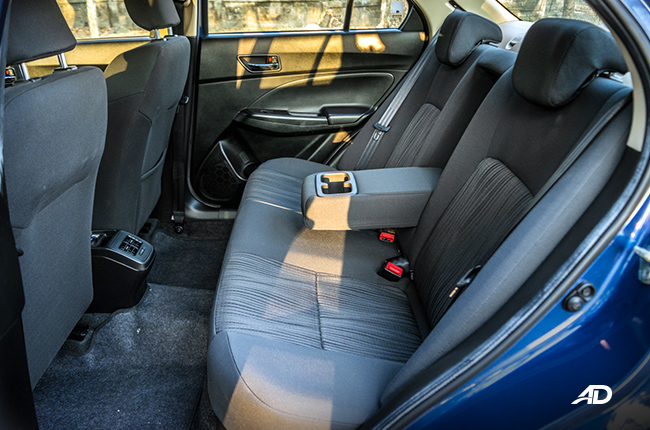 Suzuki Dzire interior
