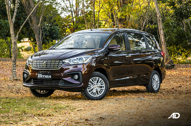 Suzuki Ertiga 7-seat MPV 1.5L Philippines Exterior Front Quarter