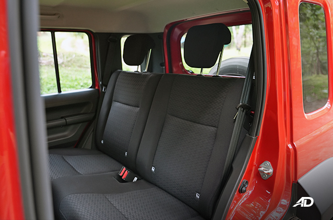 Suzuki Jimny 5-Door Second Row