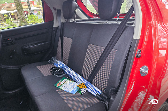 Suzuki S-Presso Rear Seats