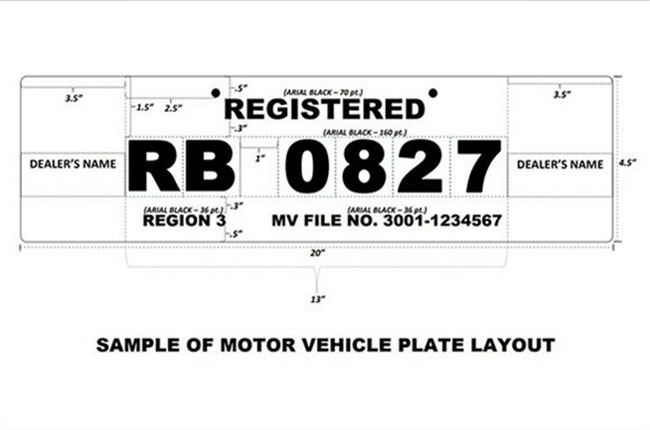 philippine motorcycle plate number meaning