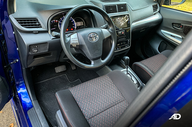 toyota avanza road test front cabin interior review philippines
