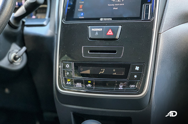 toyota avanza road test HVAC aircon interior philippines
