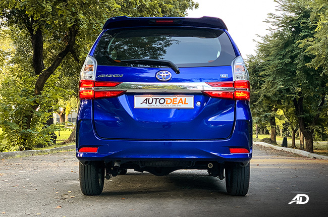 toyota avanza road test rear exterior philippines