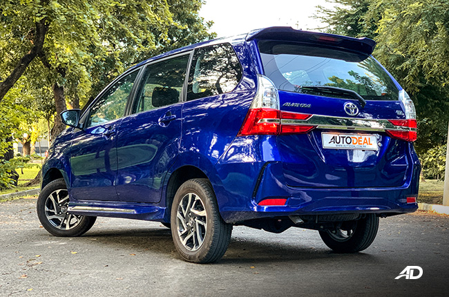 toyota avanza road test rear quarter exterior
