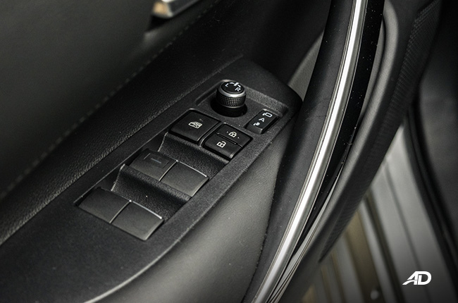 toyota corolla altis hybrid review road test door controls interior philippines