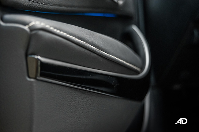 toyota corolla altis hybrid review road test door leather interior